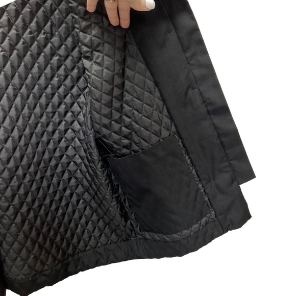 Carol Cohen Studio Quilted Lined Elegant Mandarin Collar Coat Embroidered Sz S - Picture 8 of 10